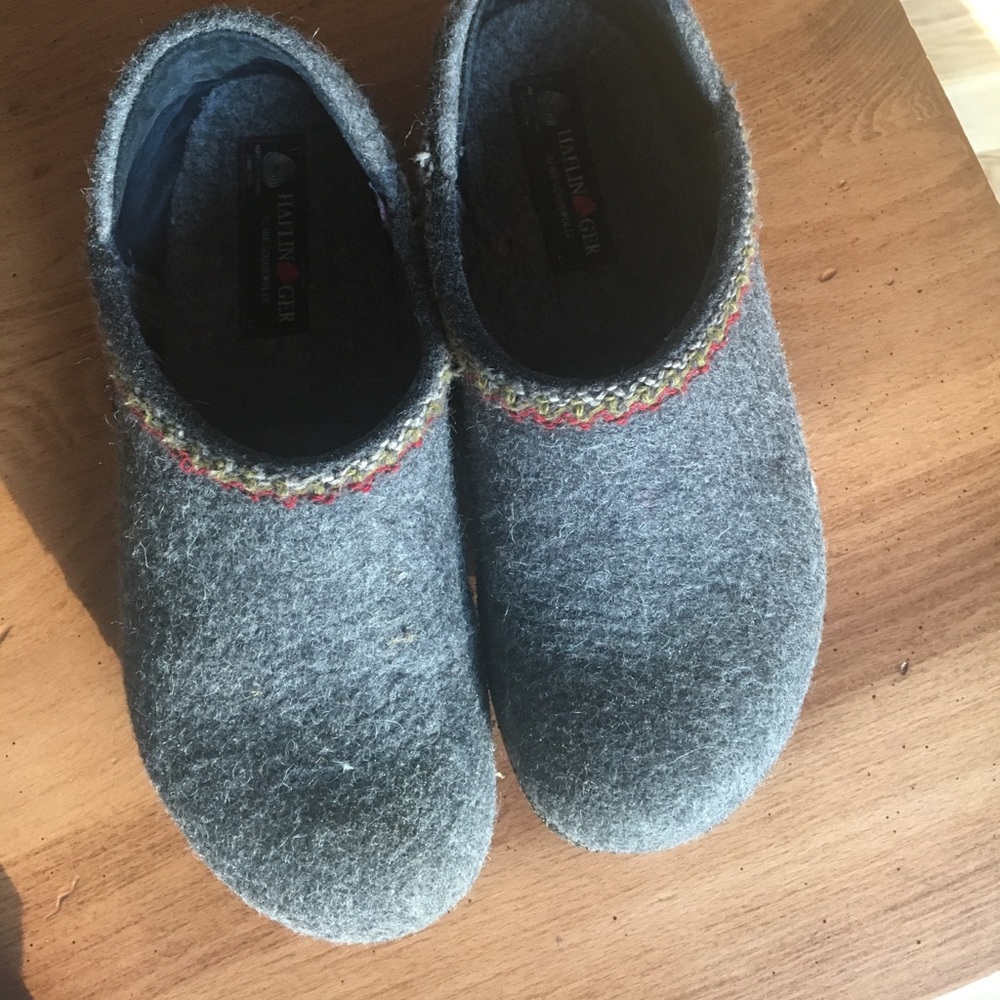 Haflinger Womens GZH wool clog 42